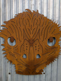 Emu Head Wall Art – Detailed Corten Steel Garden Decor