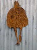 Emu Wall Art – Corten Steel Garden Decor