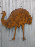 Running Emu Wall Art – Corten Steel Garden Decor