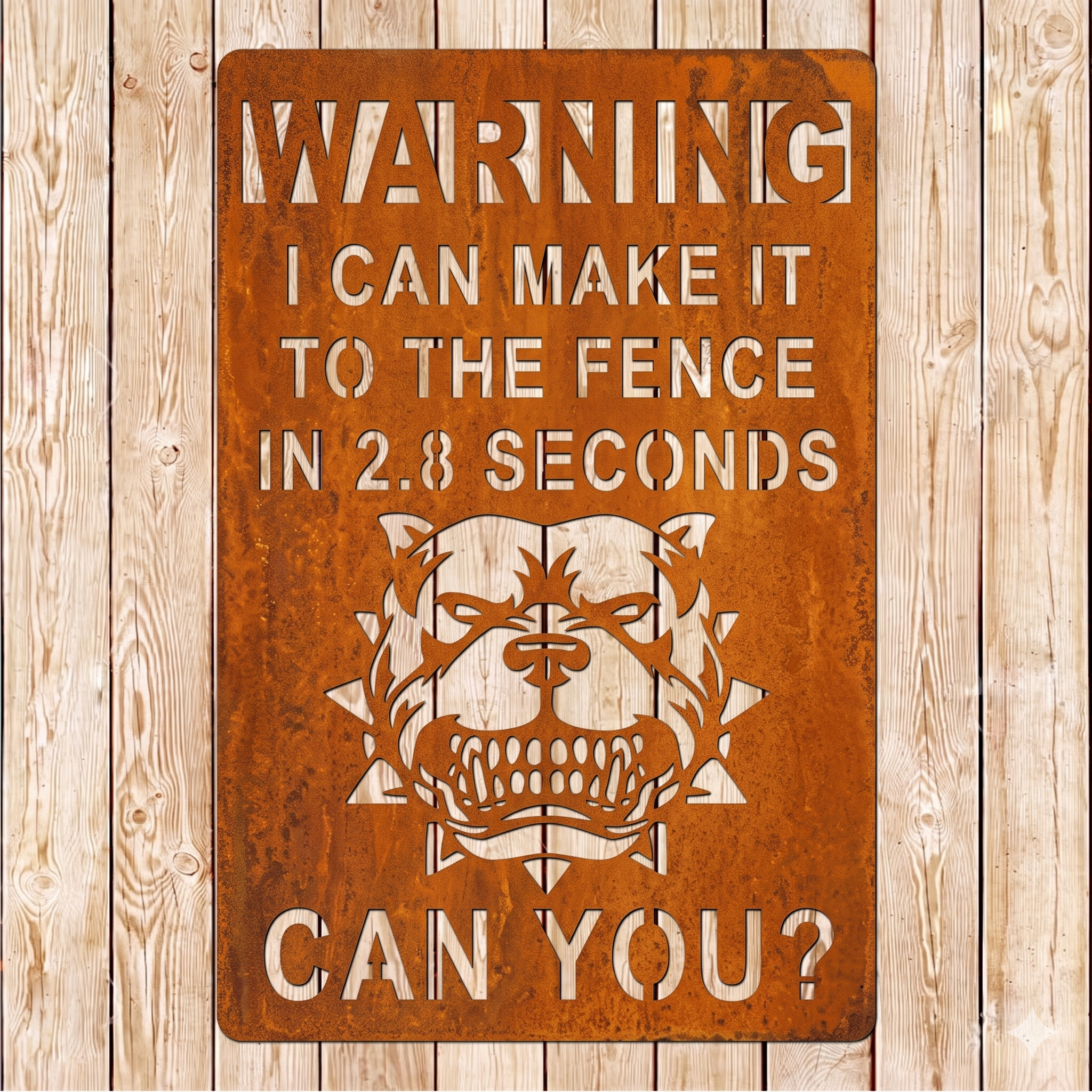 WARNING Dog
